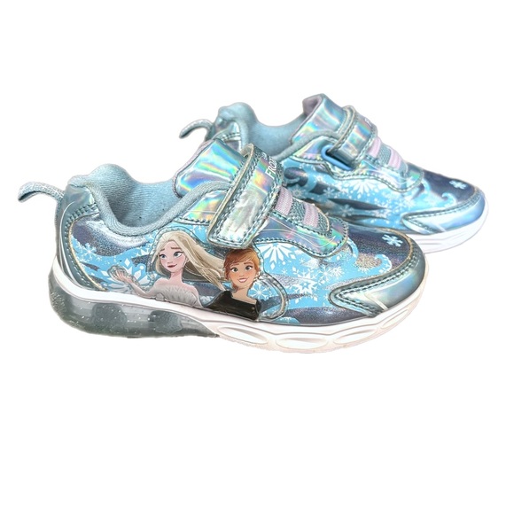 Disney Other - Size 12 Girls Frozen light up sneakers